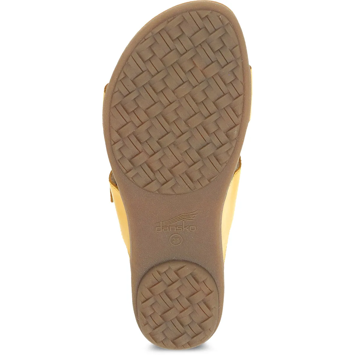 Dansko Justine Sandal - Yellow Calf