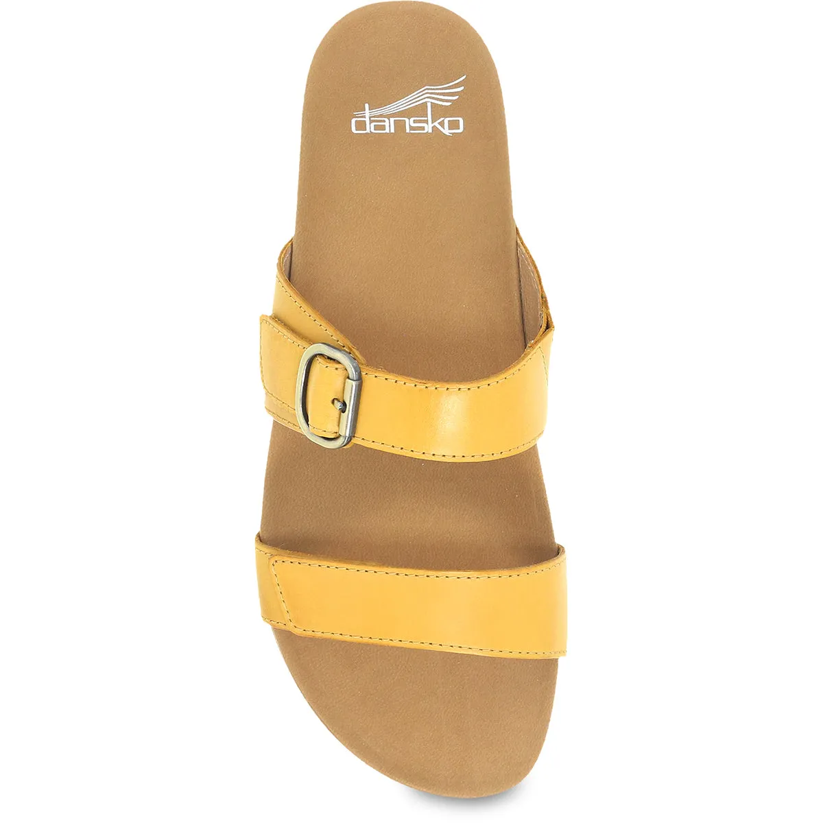 Dansko Justine Sandal - Yellow Calf