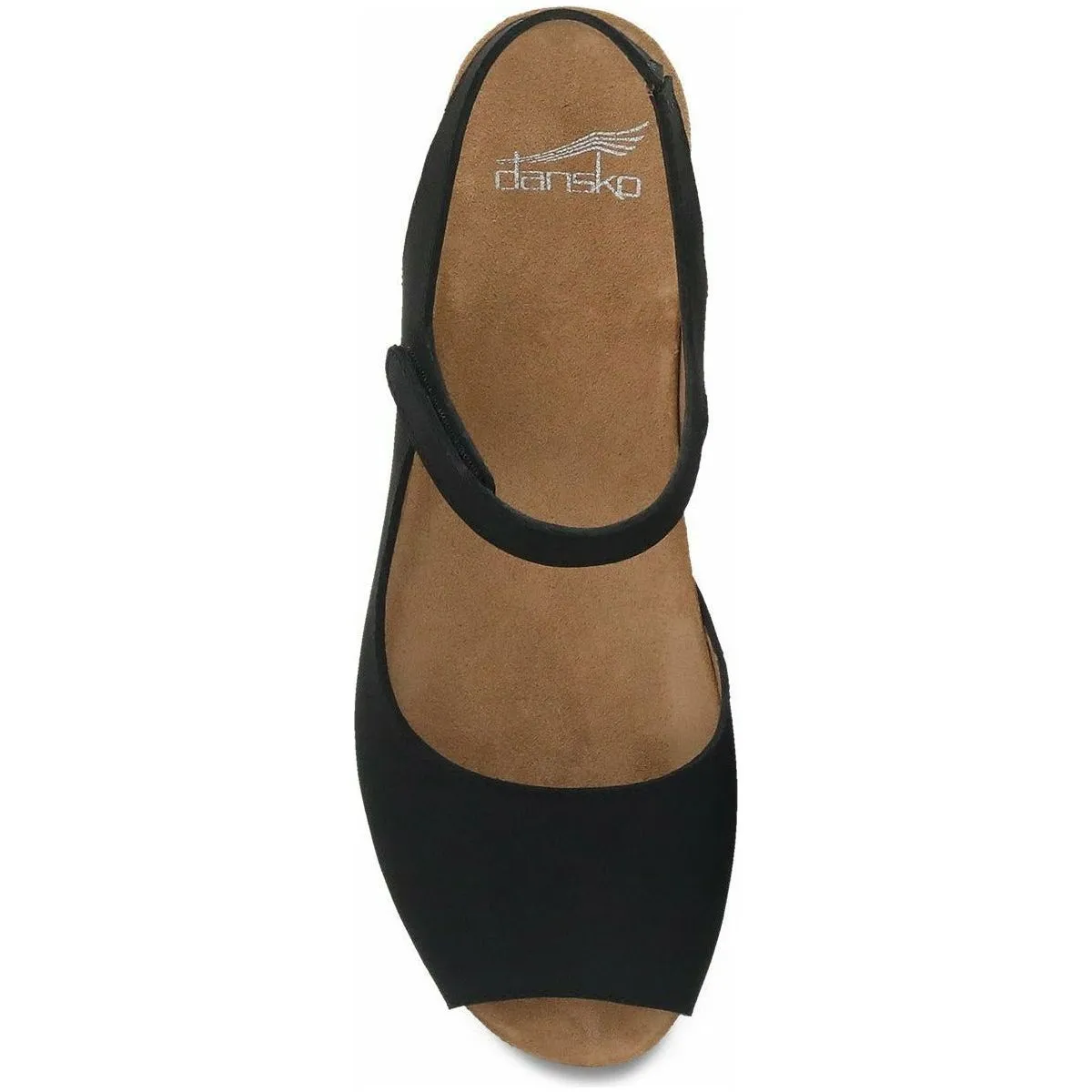 DANSKO MARCY SANDAL BLACK MILLED NUBUCK