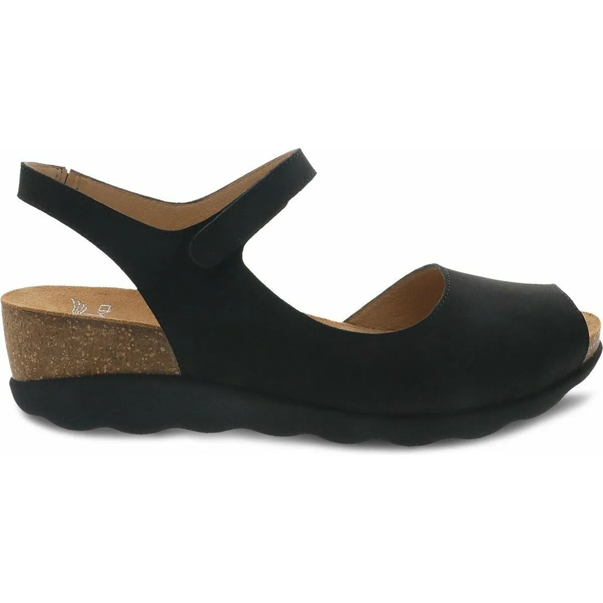 DANSKO MARCY SANDAL BLACK MILLED NUBUCK