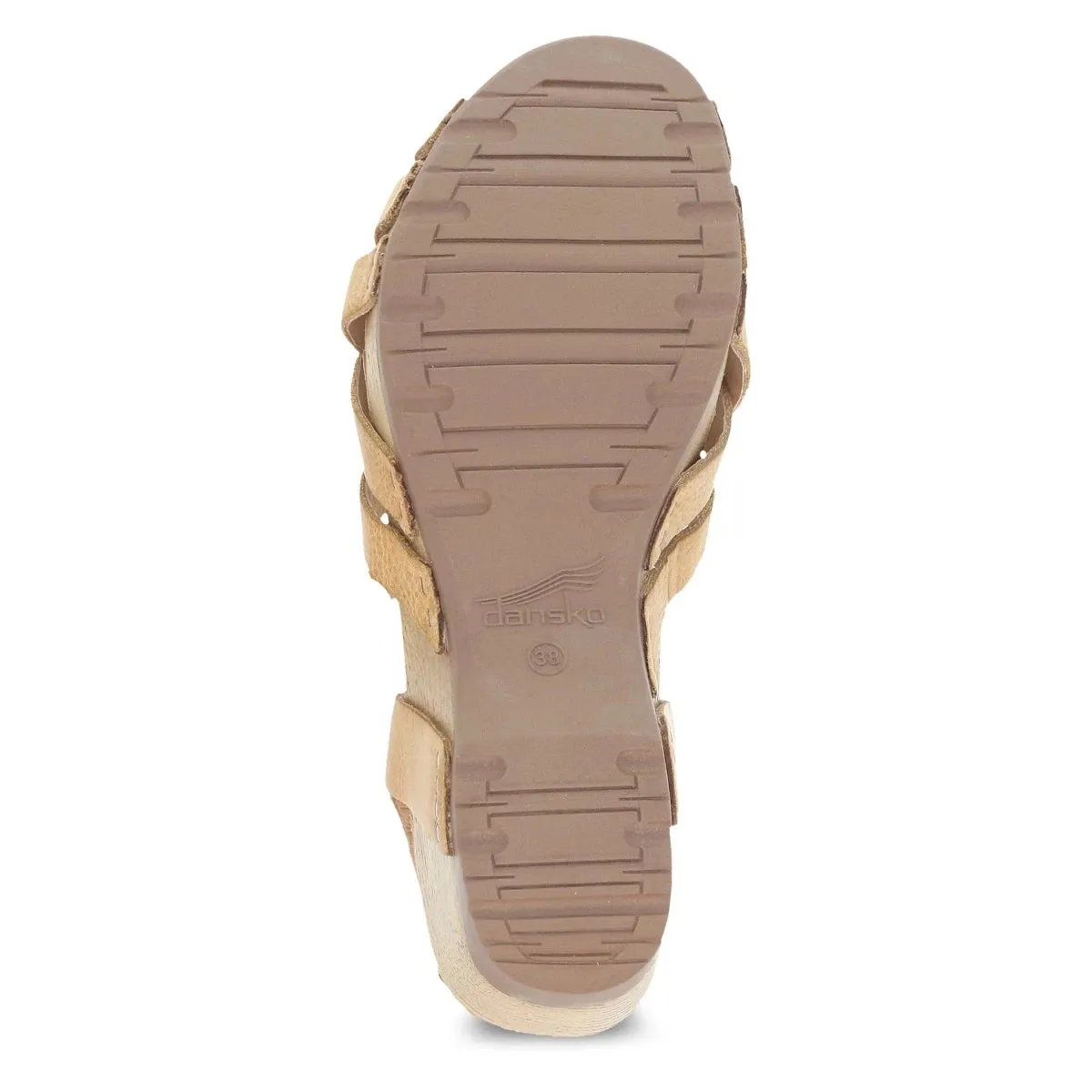 Dansko Tinley Sandal - Tan Milled Burnished