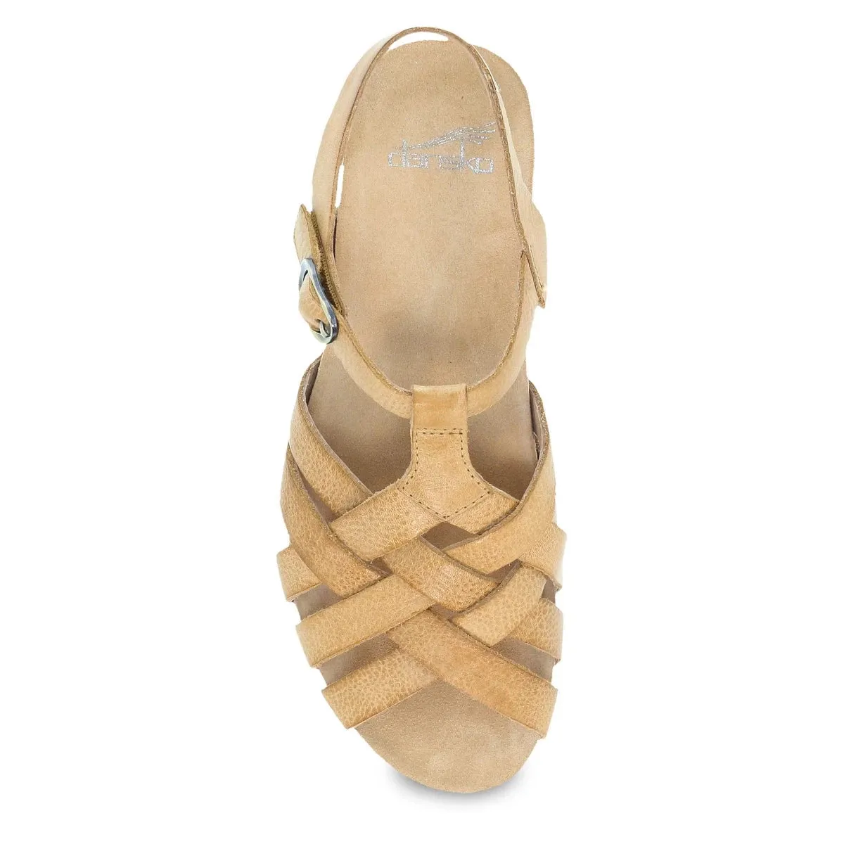 Dansko Tinley Sandal - Tan Milled Burnished