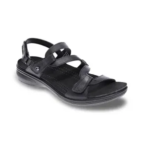 EMERALD BACK STRAP SANDAL - Black