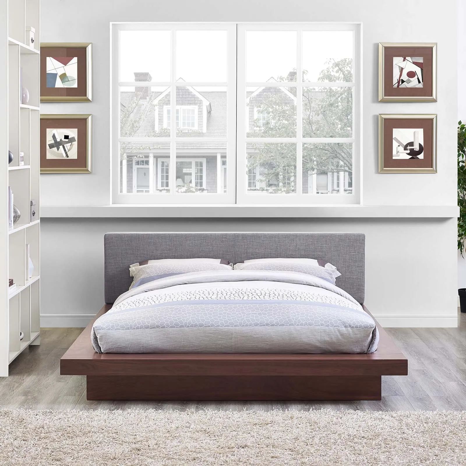 Freja Fabric Platform Bed