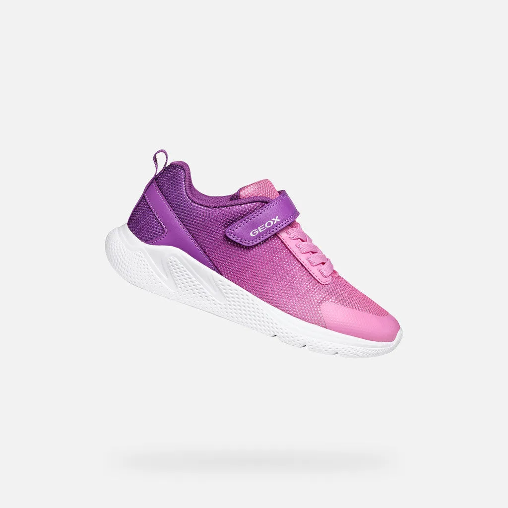 Fuschia and lavender sneaker Sprintye