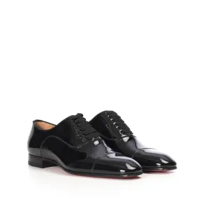 Greggo Oxfords Shoes In Black Patent Leather