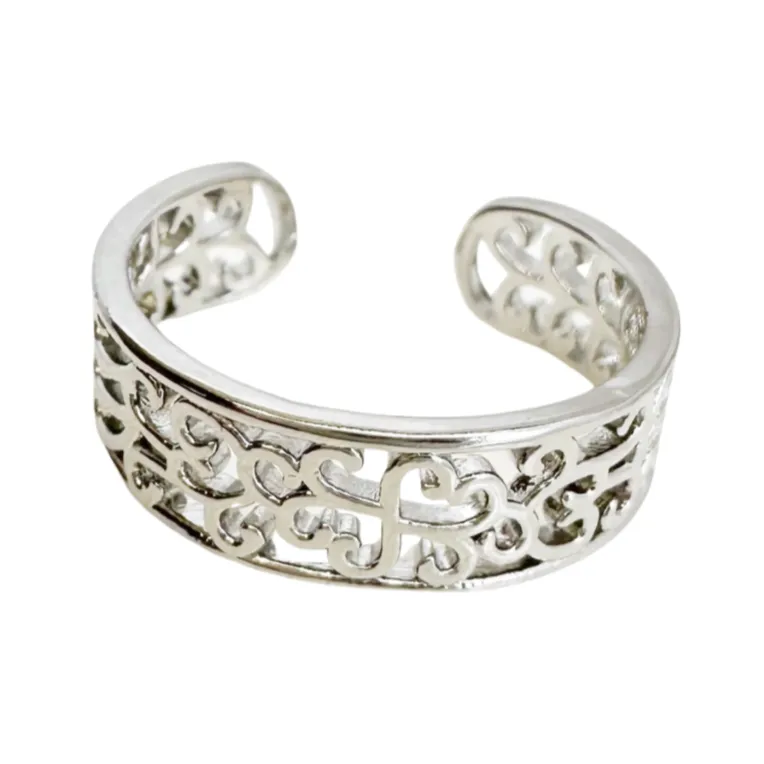 Gypsy Scroll Silver Toe Ring