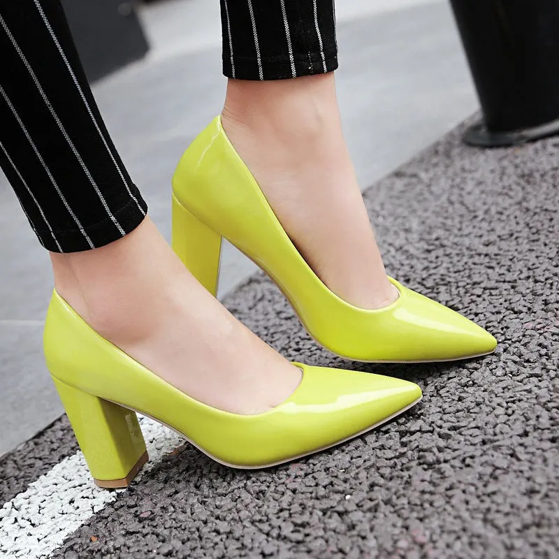 High Heeled Shoes Women's Shoes Work New Pointed Shoes