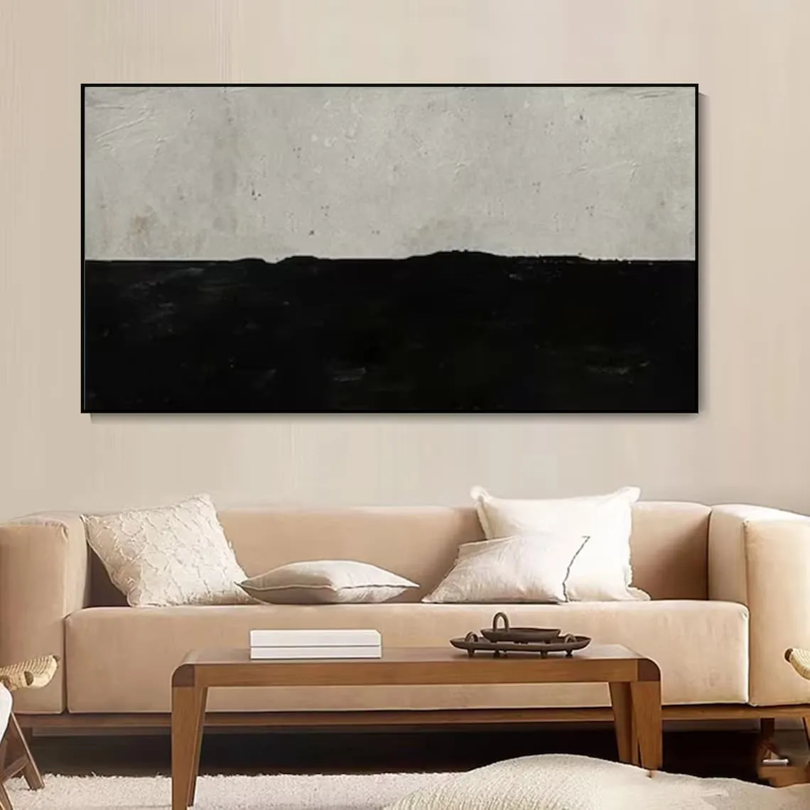 Horizon Contrast Canvas