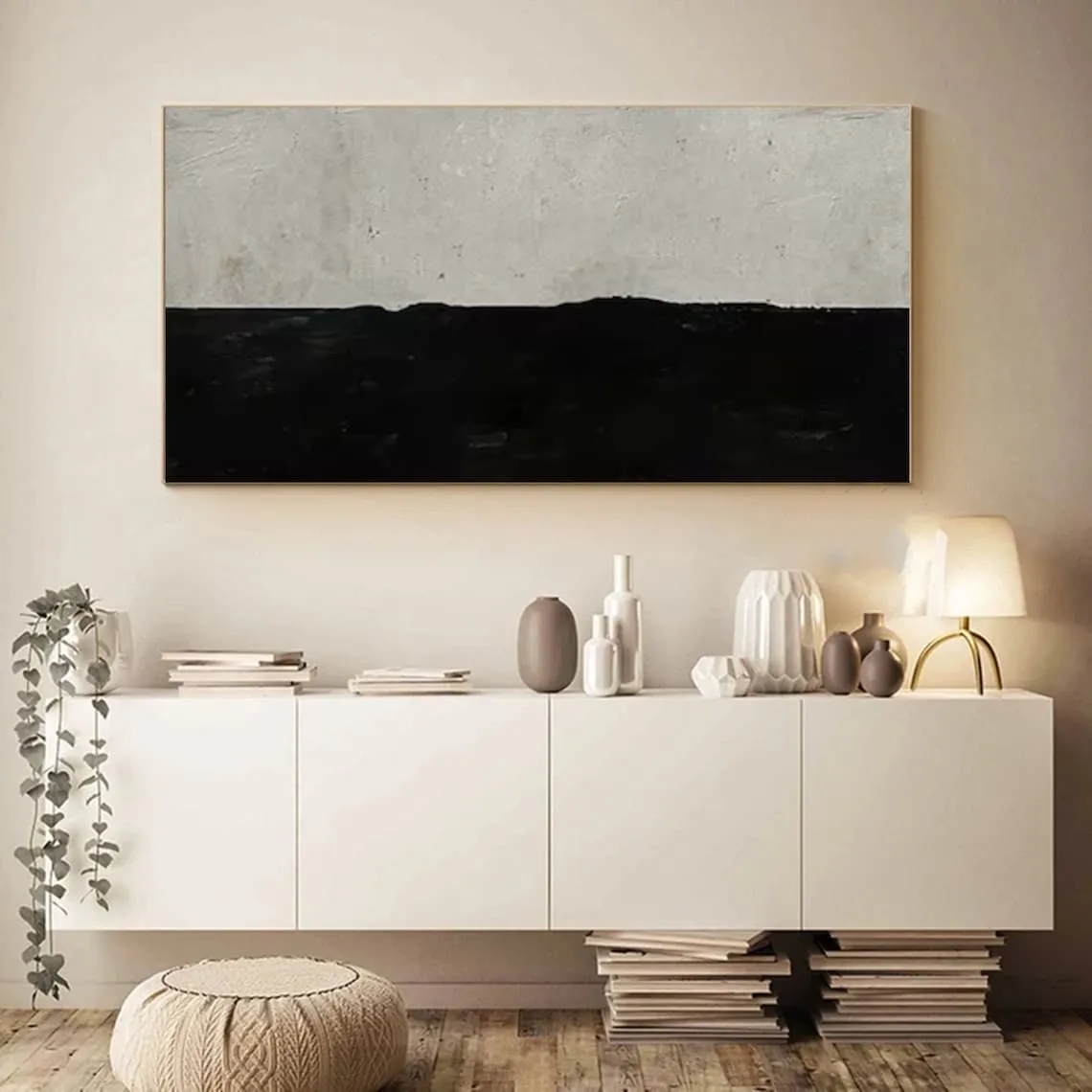 Horizon Contrast Canvas