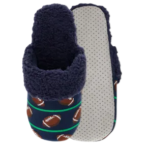 HOTSOX Men's Sherpa Non-Skid Football Slipper