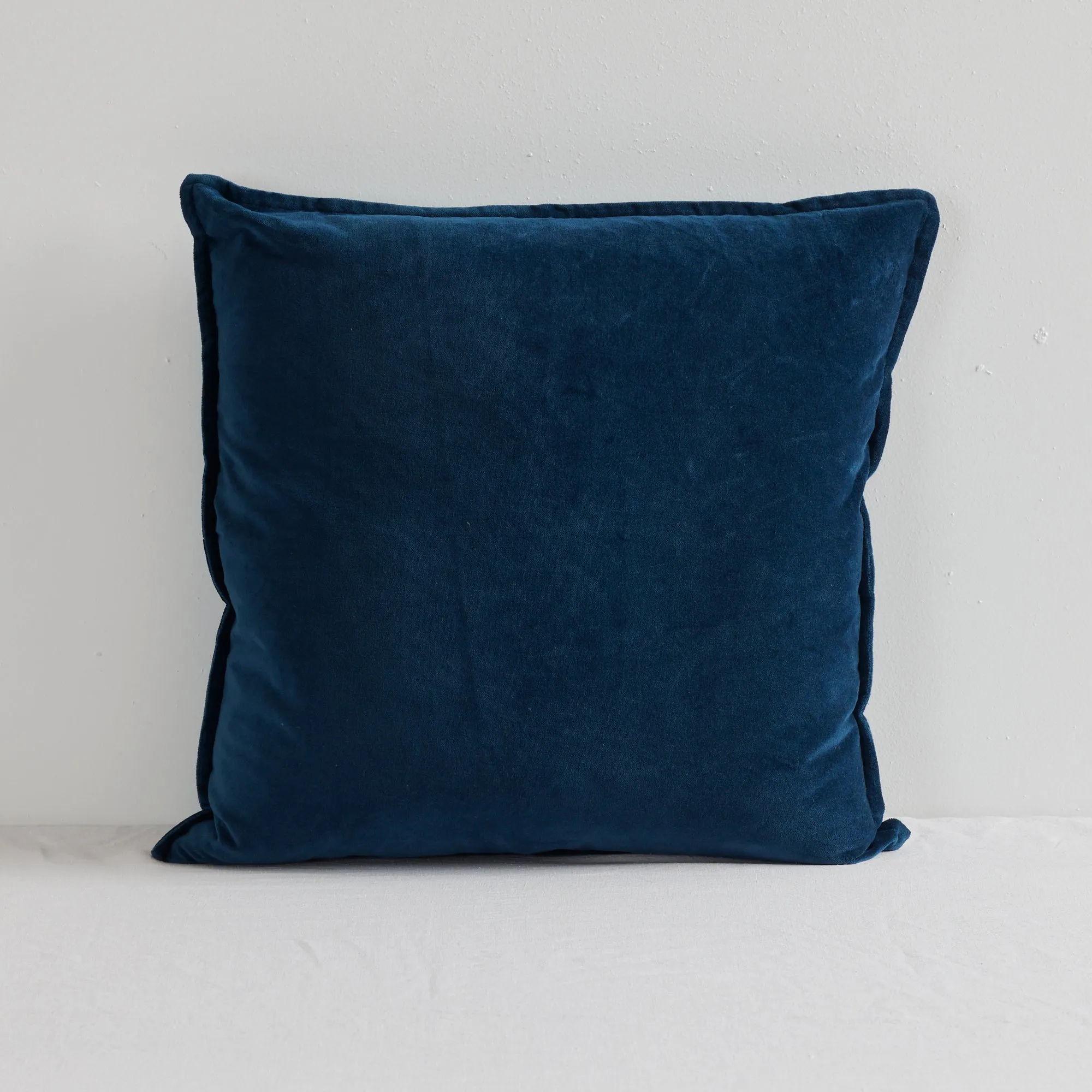 Hudson V2 Velvet Cushion - Petrol - 50X50