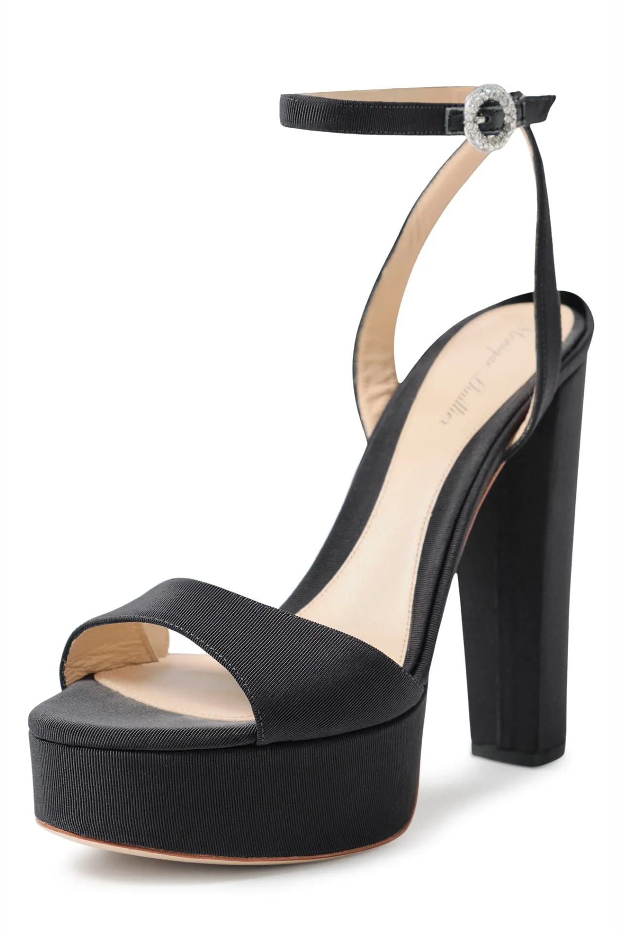 Khloe Silk Faille Platform