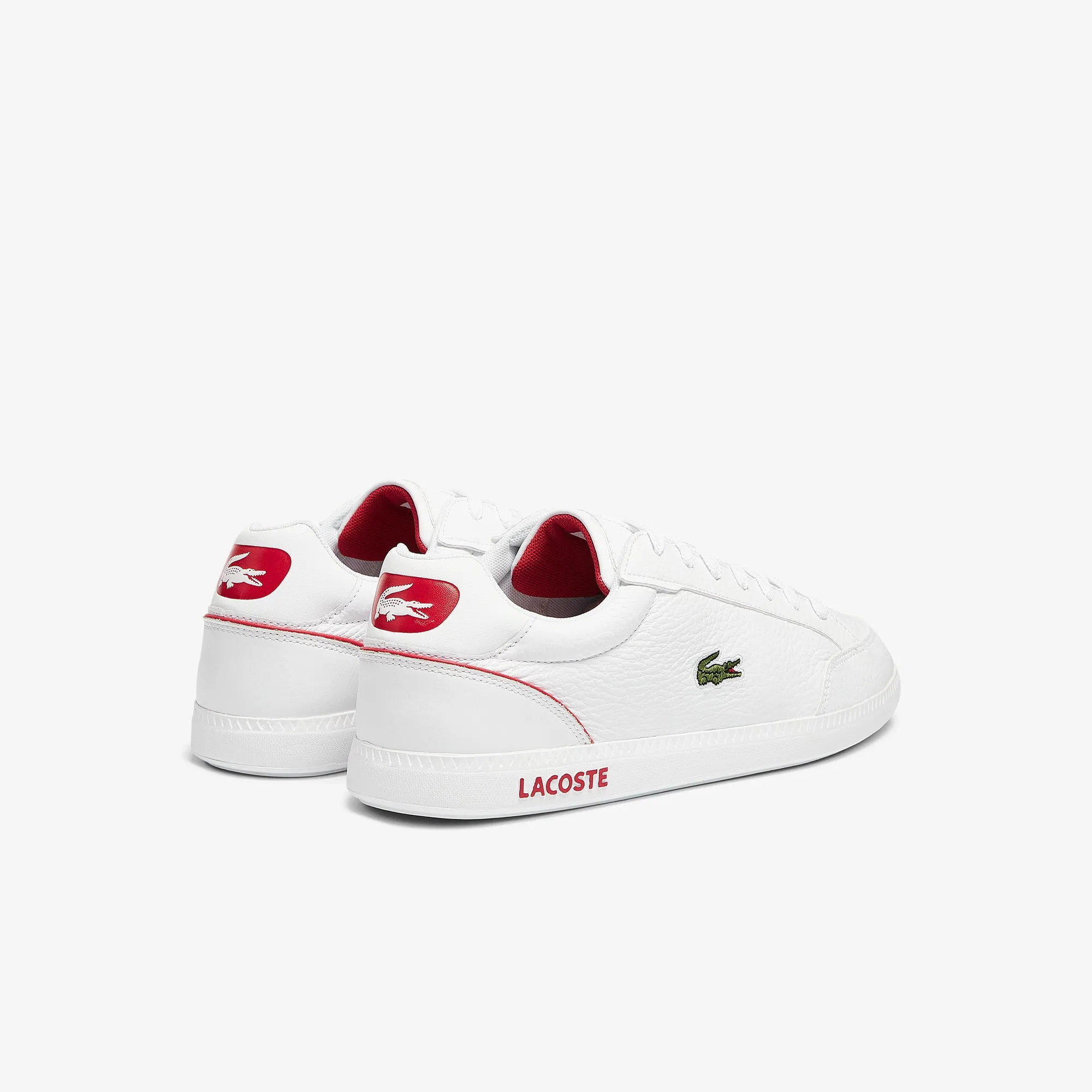 Lacoste Graduate Cap white red