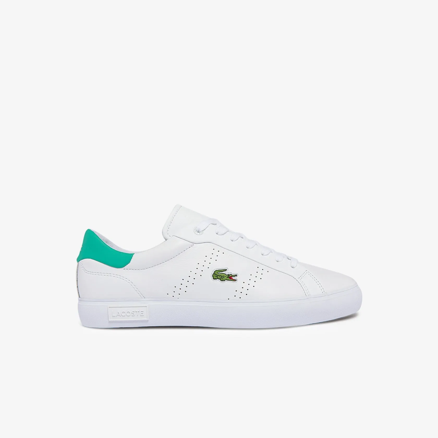 Lacoste Powercourt white green