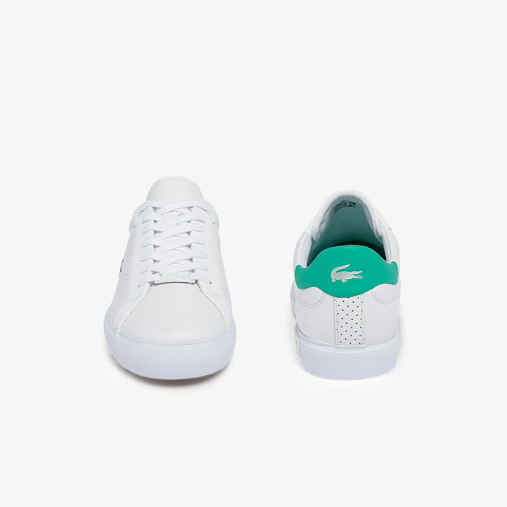 Lacoste Powercourt white green