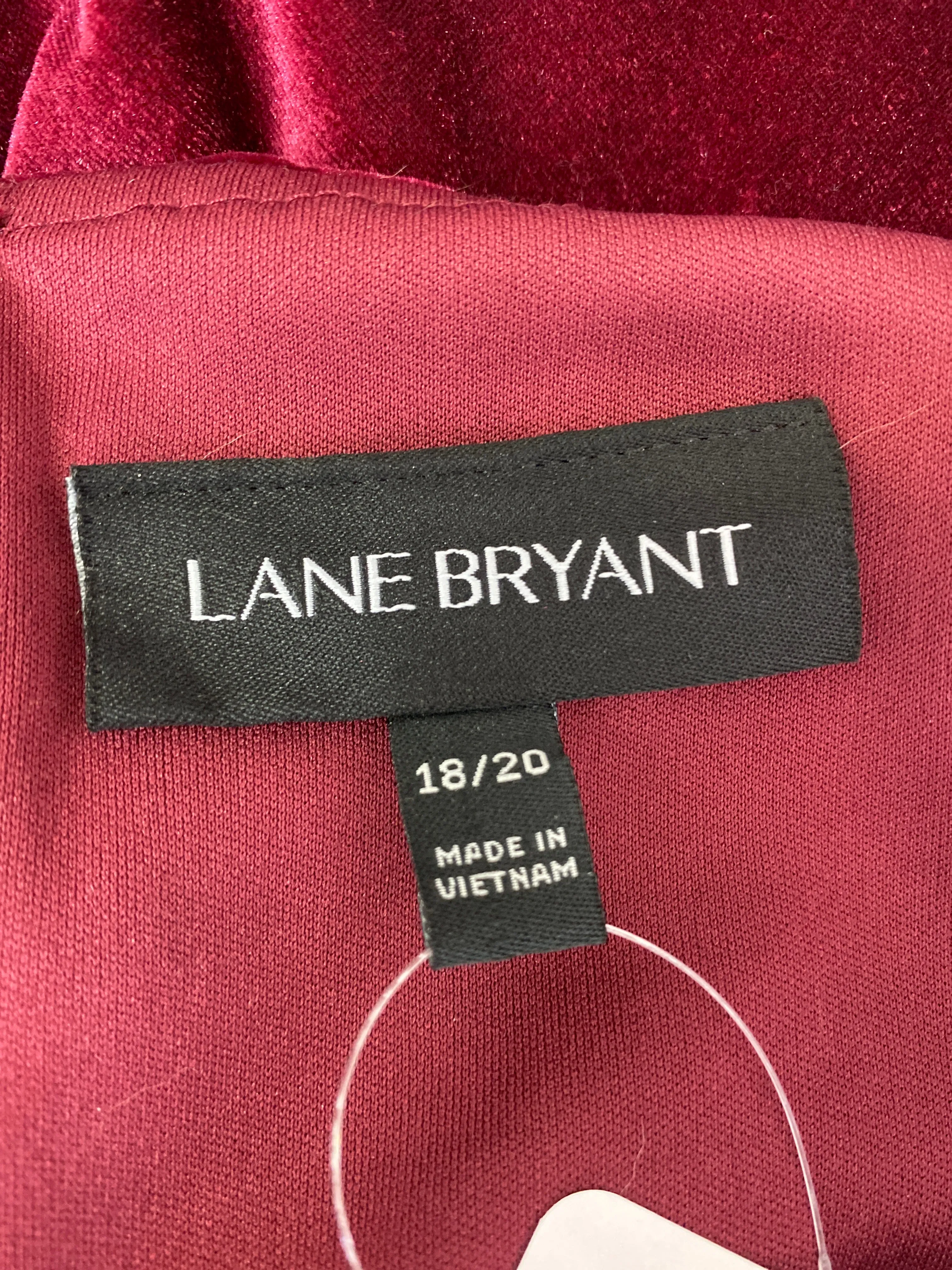 Lane Bryant Velvet Dress, 18/20