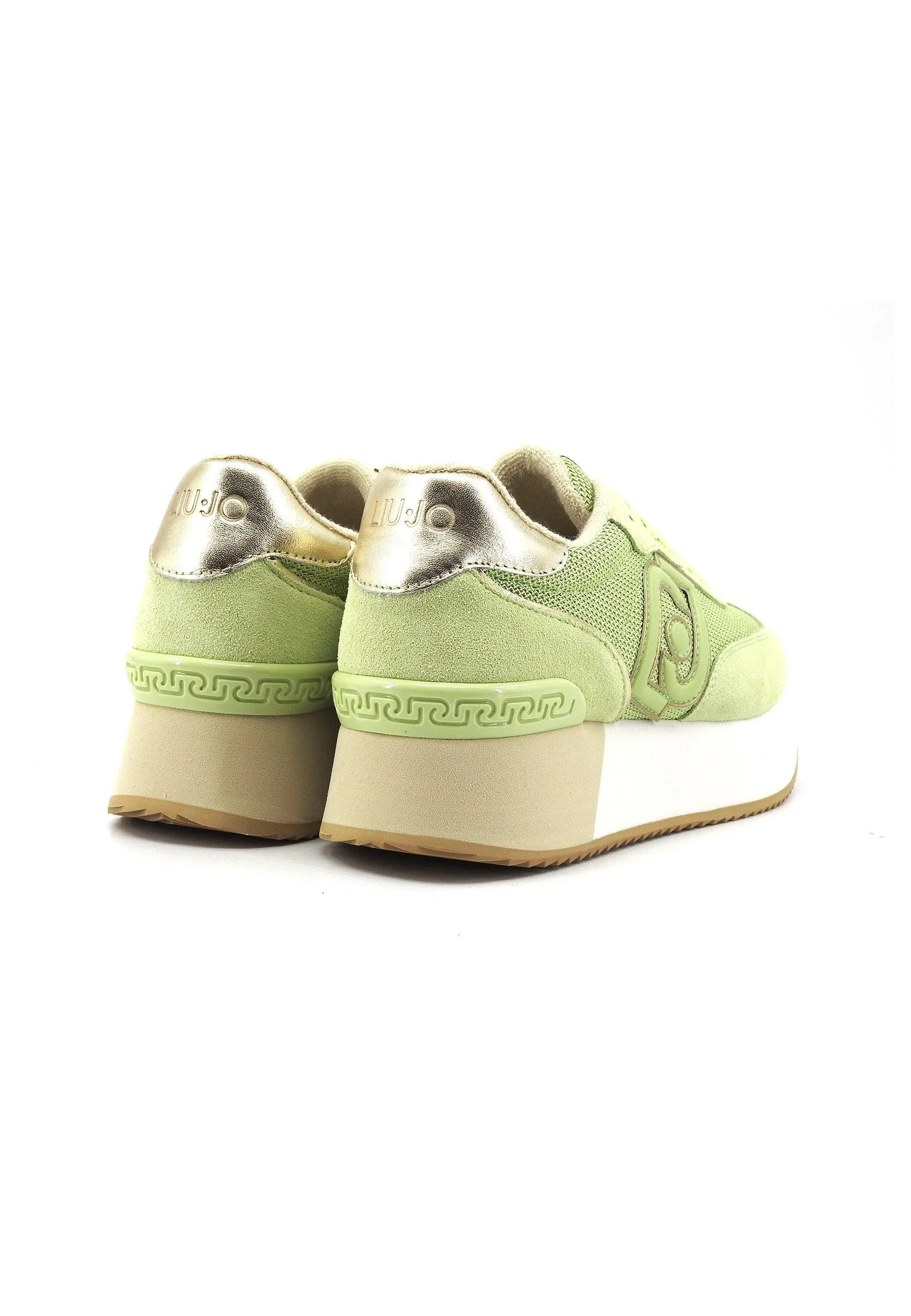 LIU JO Dreamy 02 Sneaker Donna Green Gold BA4081PX031