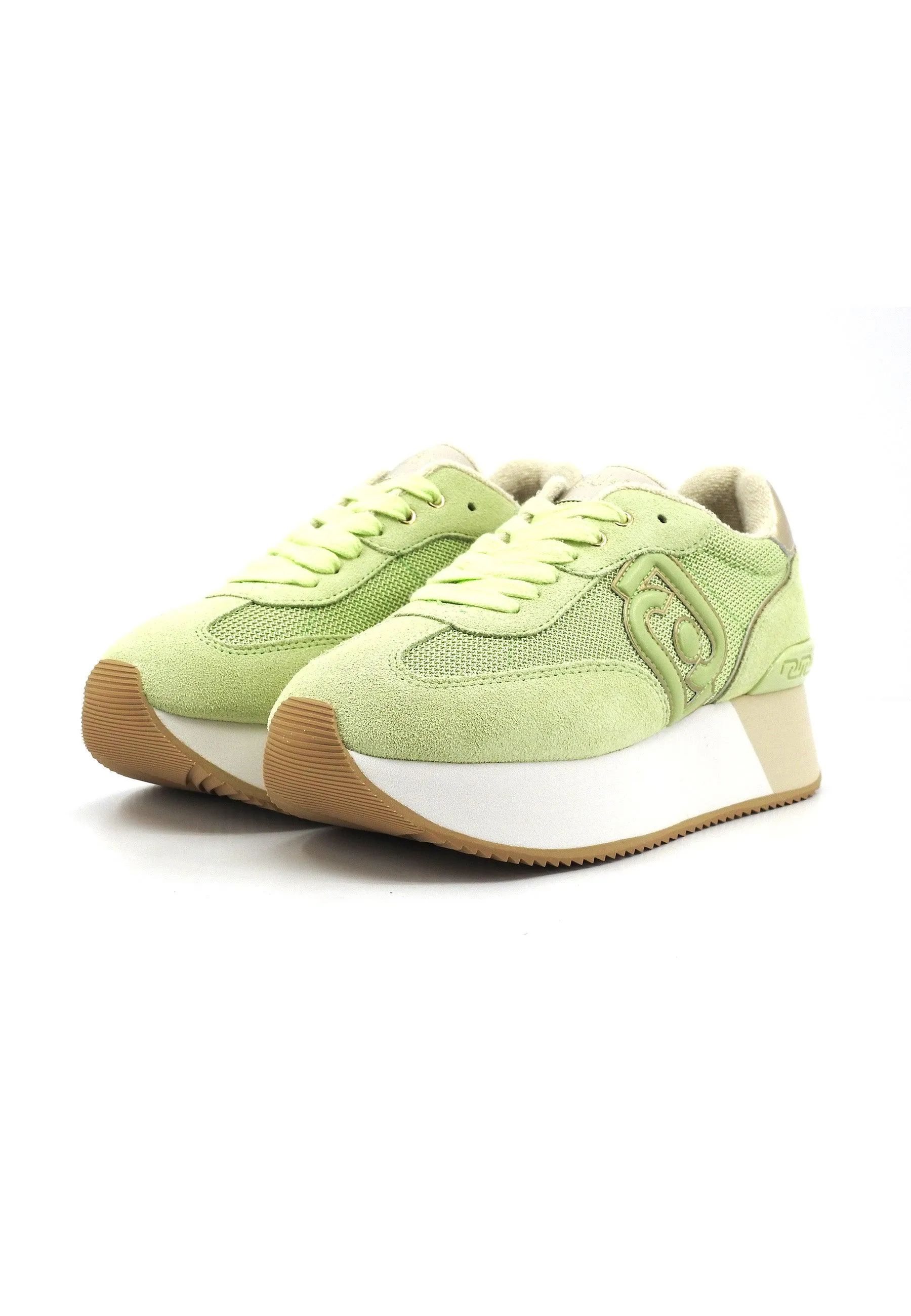 LIU JO Dreamy 02 Sneaker Donna Green Gold BA4081PX031