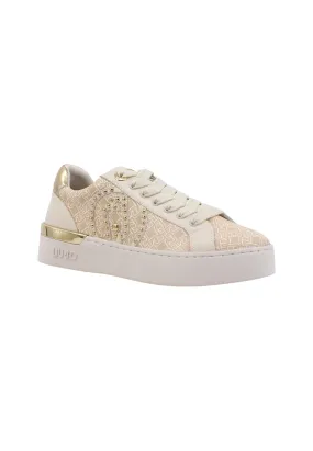 LIU JO Silvia 92 Sneaker Donna Beige Butter BF3041EX191