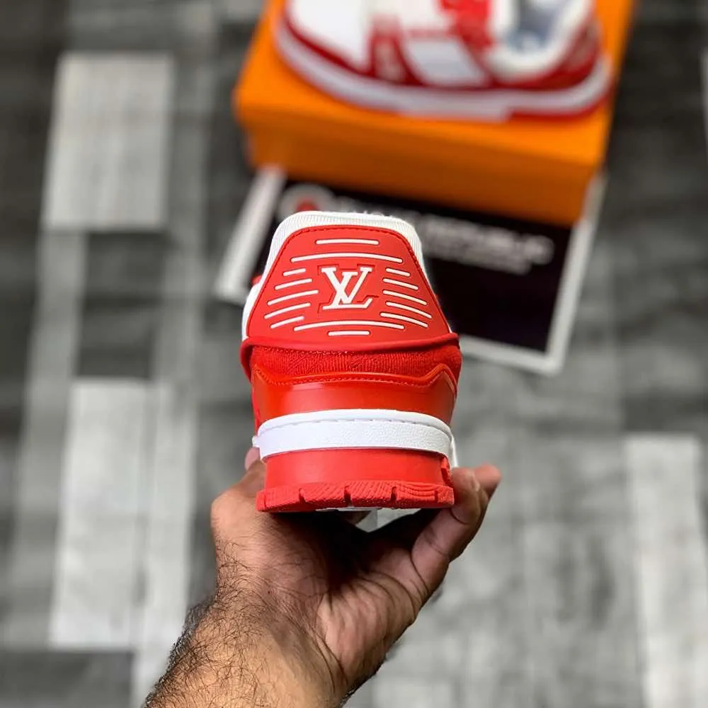 Lo-Vi Trainers Red | Bold Statement Sneaker