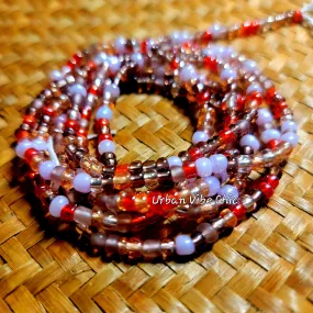 Luxe Waist Beads -  Red  Velvet