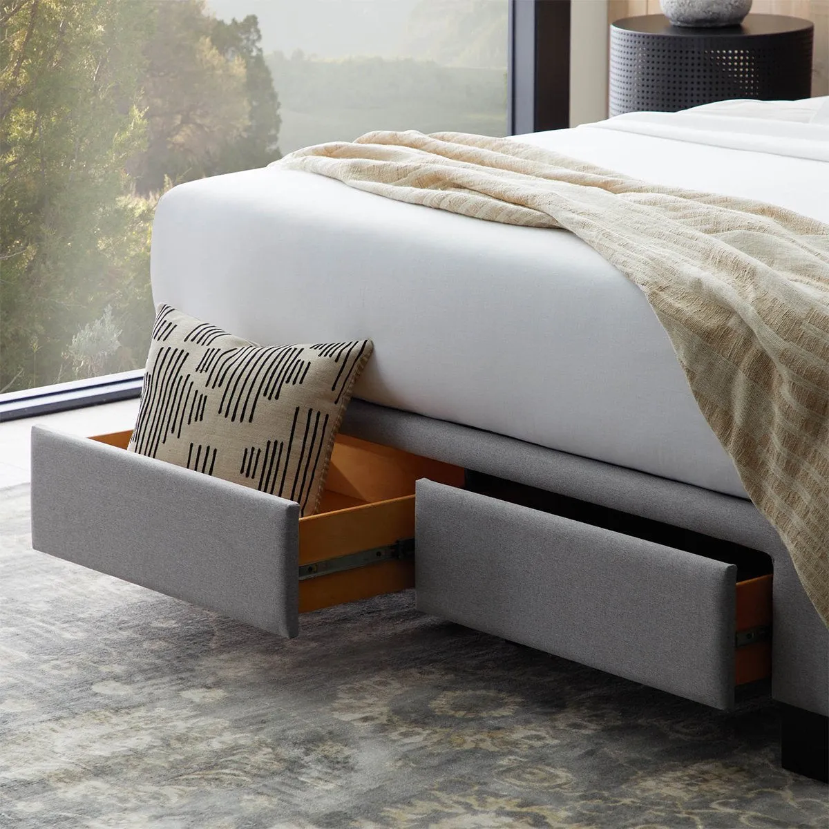 Malouf Duncan Platform Bed Base