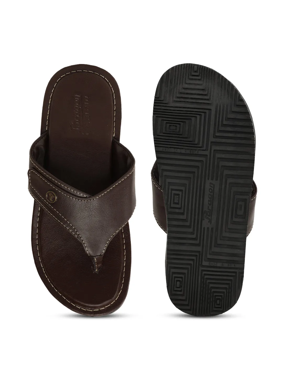 Men's Aaram Brown Flip-Flops