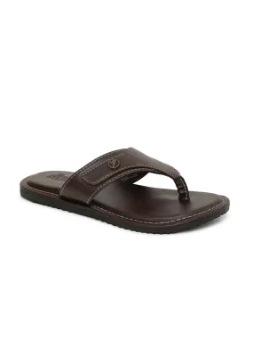 Men's Aaram Brown Flip-Flops