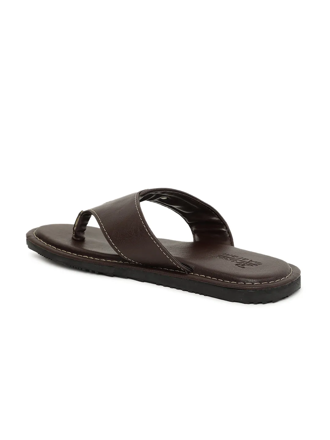 Men's Aaram Brown Flip-Flops