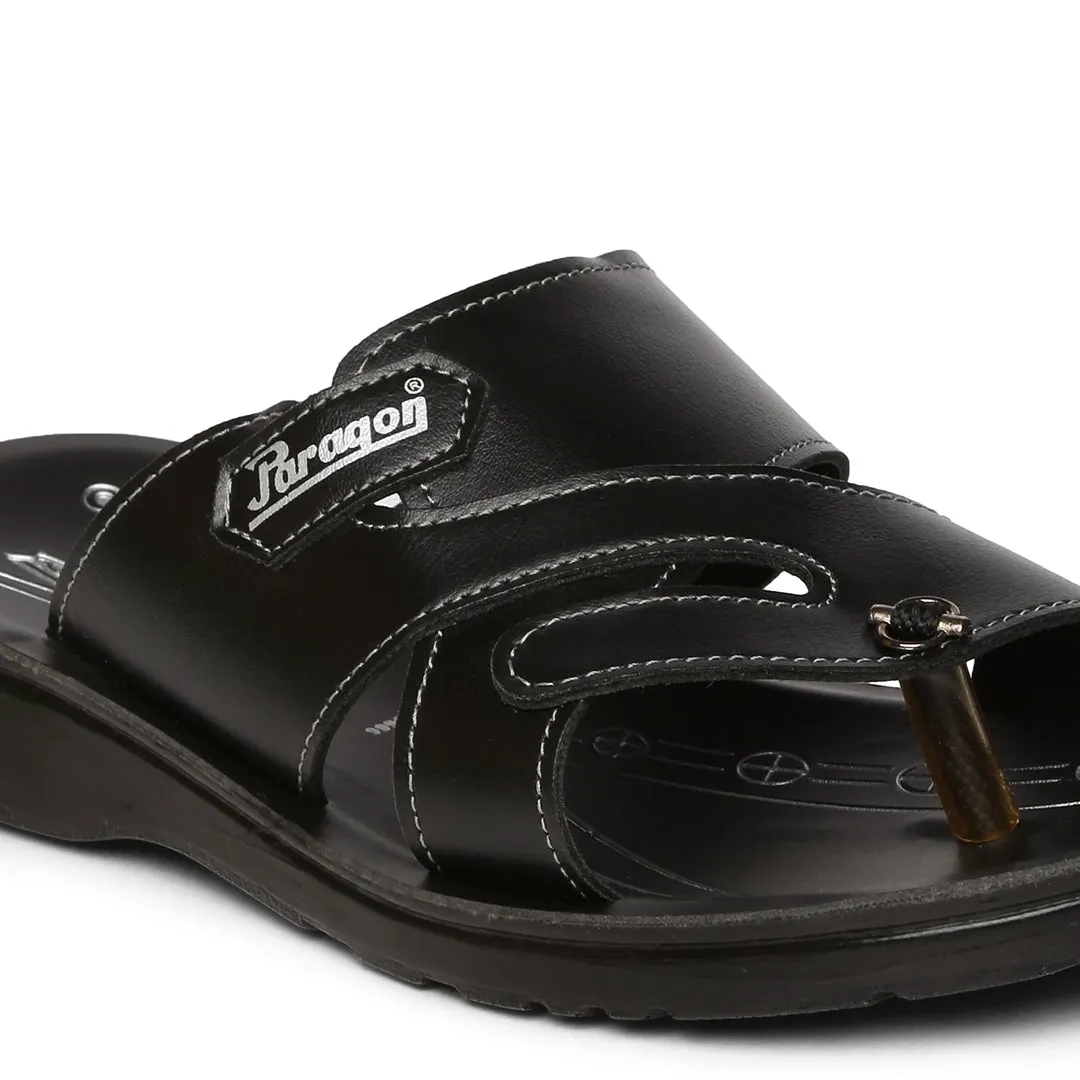 Men's Black Vertex Flip-Flops