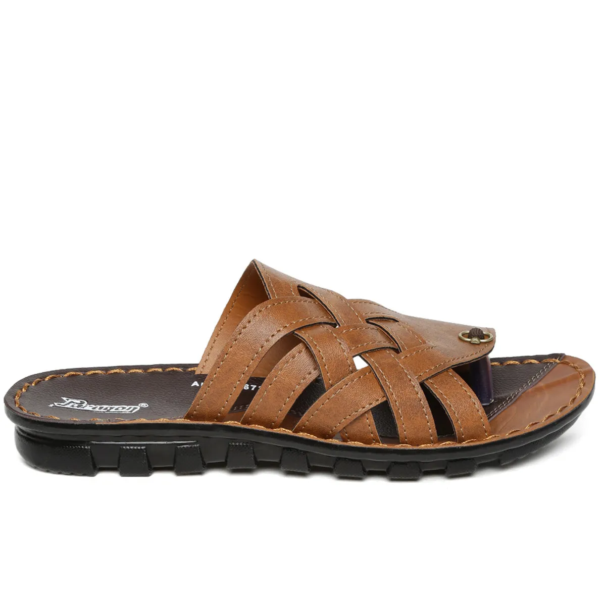 Men's Brown Vertex Flip-Flops