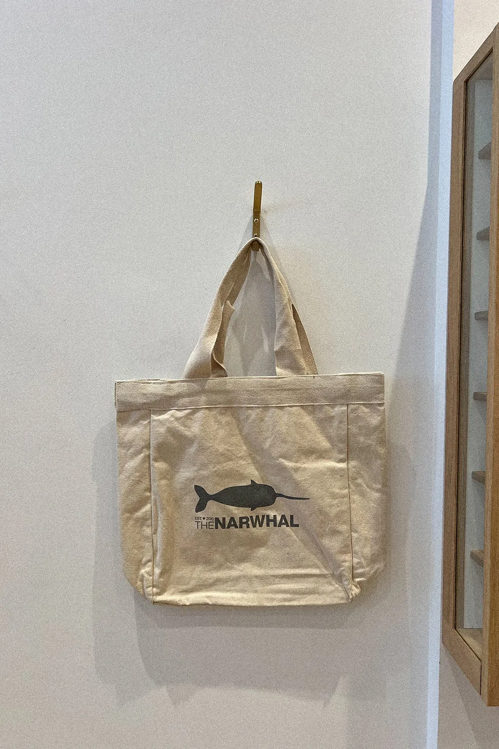 NARWHAL COTTON CANVAS TOTE