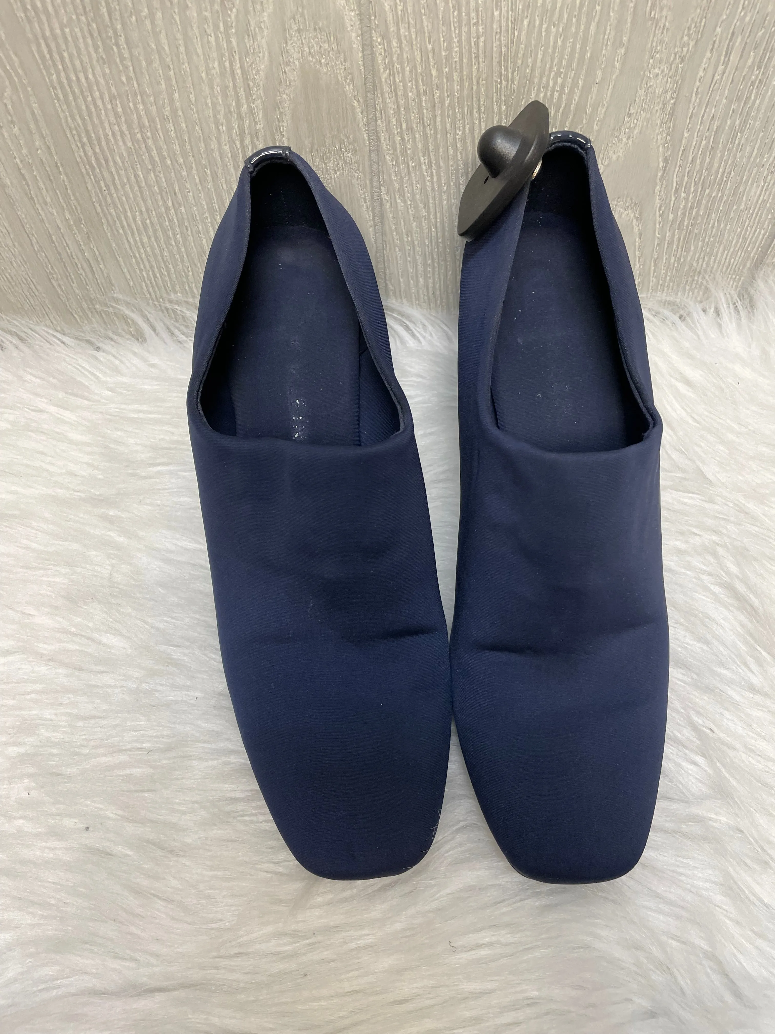 Navy Shoes Heels Block Anne Klein O, Size 8