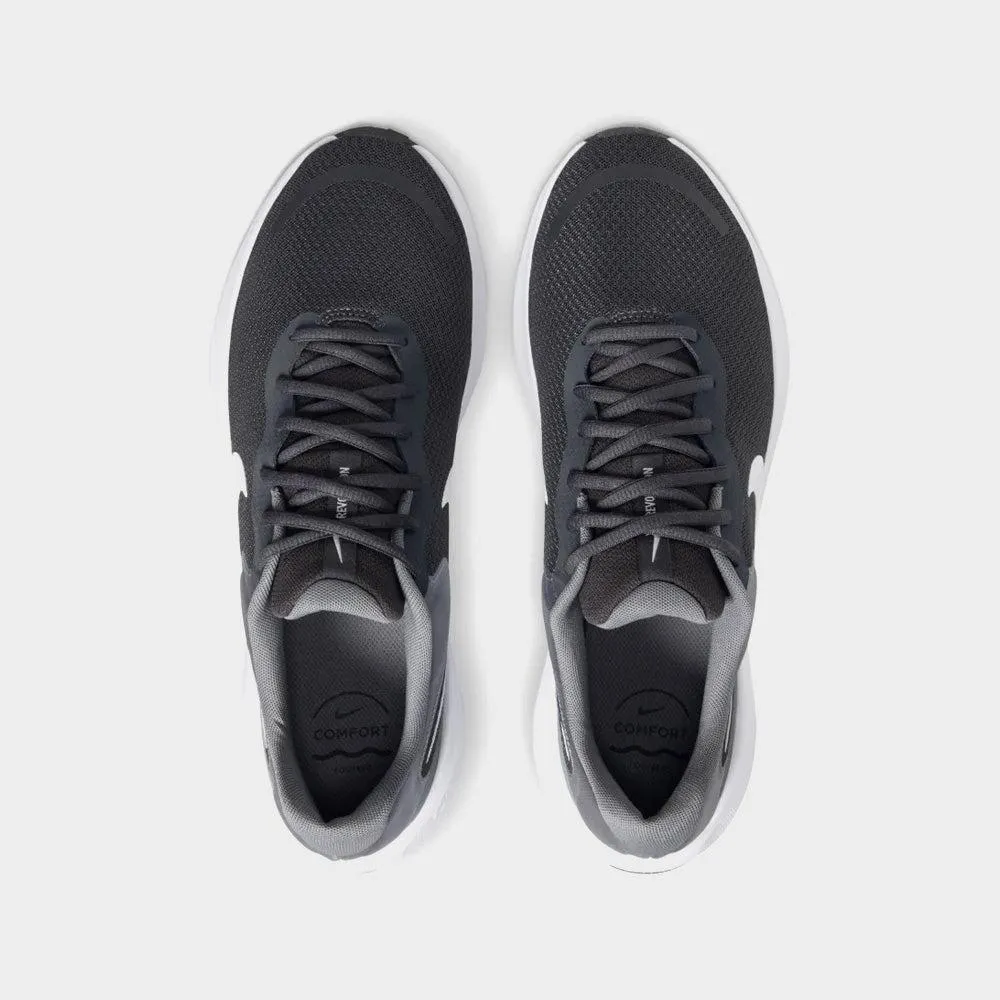 Nike Mens Revolution 7 Sneaker Black/white _ 181947 _ Black