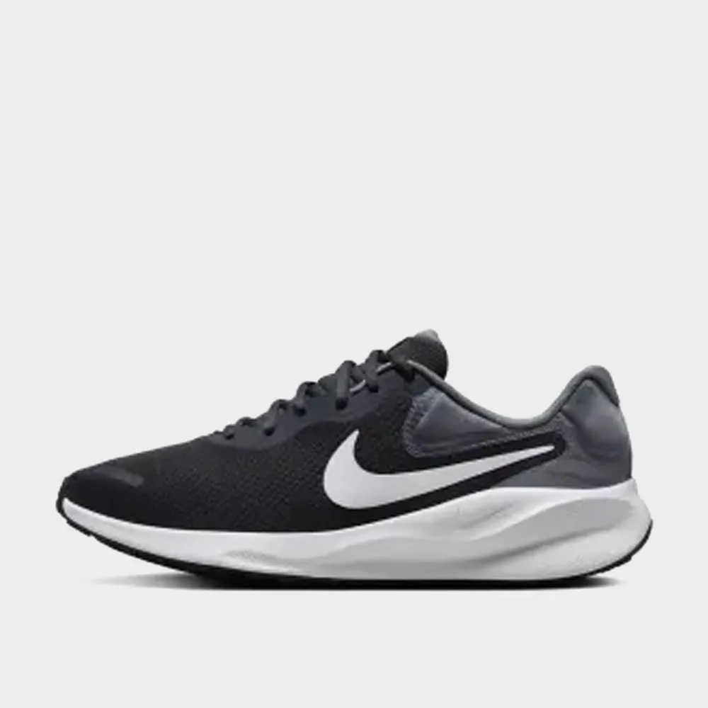 Nike Mens Revolution 7 Sneaker Black/white _ 181947 _ Black