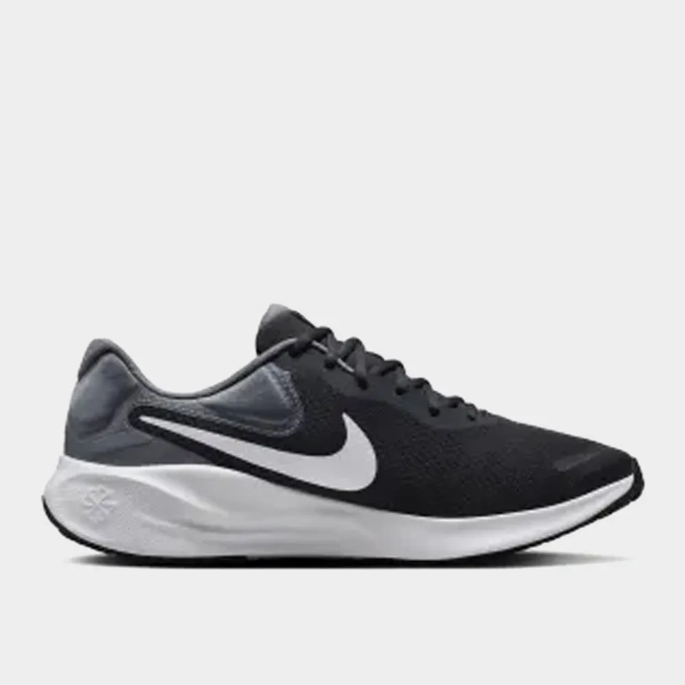 Nike Mens Revolution 7 Sneaker Black/white _ 181947 _ Black