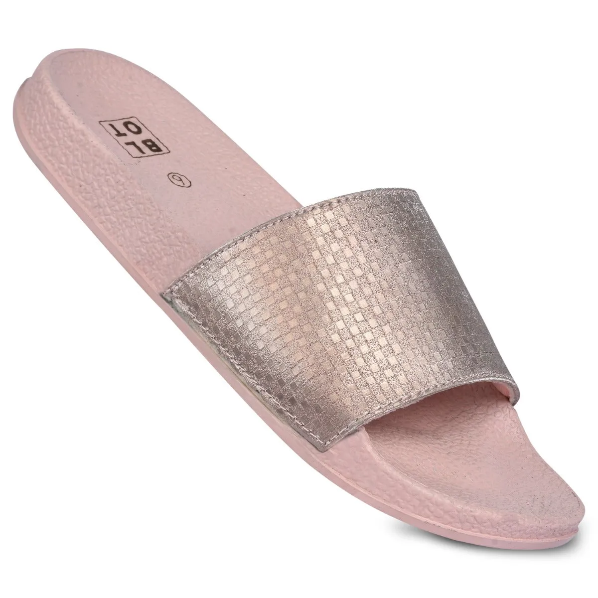 Paragon  K10908L Women Casual Slides | Stylish Sliders for Everyday Use for Ladies | Trendy & Comfortable Slippers with Cushioned Soles