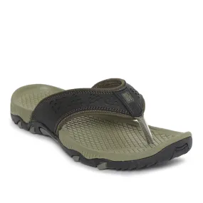 Paragon Olive Ultra-Durable Everyday Flip Flops for Men