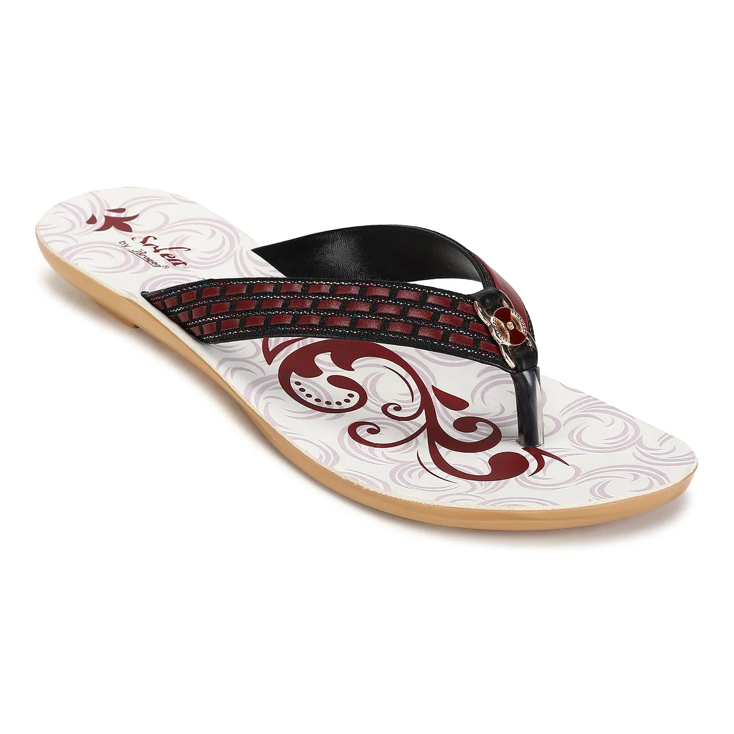 Paragon  PUK7007L Women Sandals | Casual & Formal Sandals | Stylish, Comfortable & Durable | For Daily & Occasion Wear