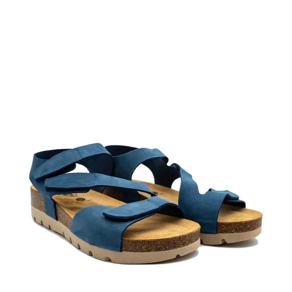 Plakton Women's Jane Sandal in Linea Blue