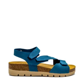 Plakton Women's Jane Sandal in Linea Blue