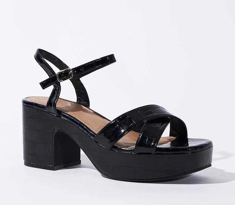 Platform Block Heel