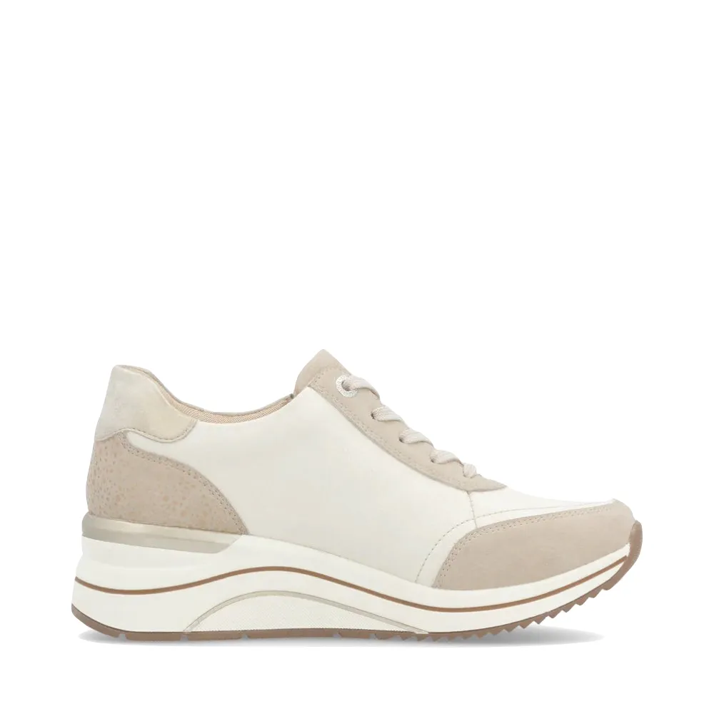 Remonte Women's Eleni 00 Wedge Sneaker in Ginger