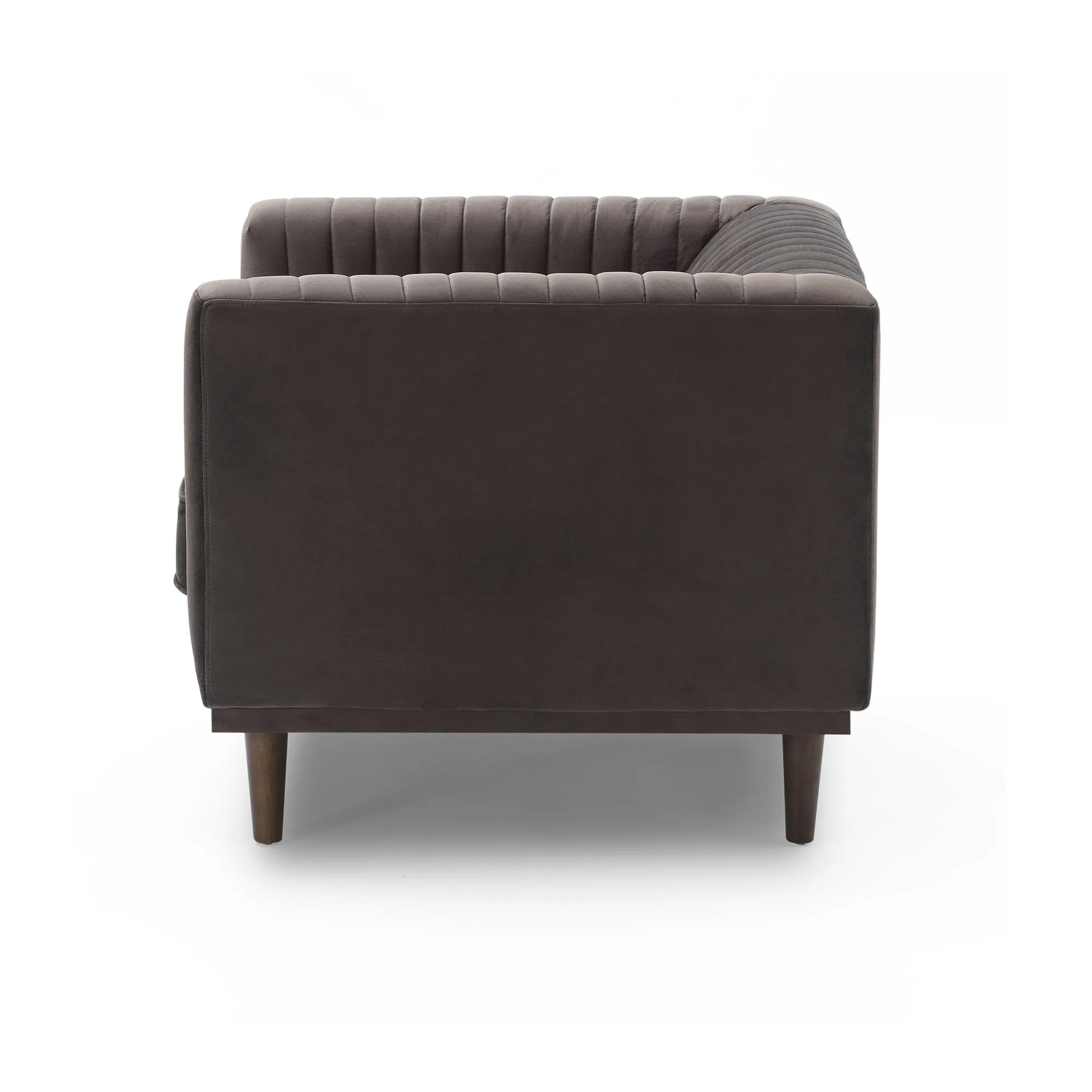 Sage Club Chair - Stone Grey Velvet