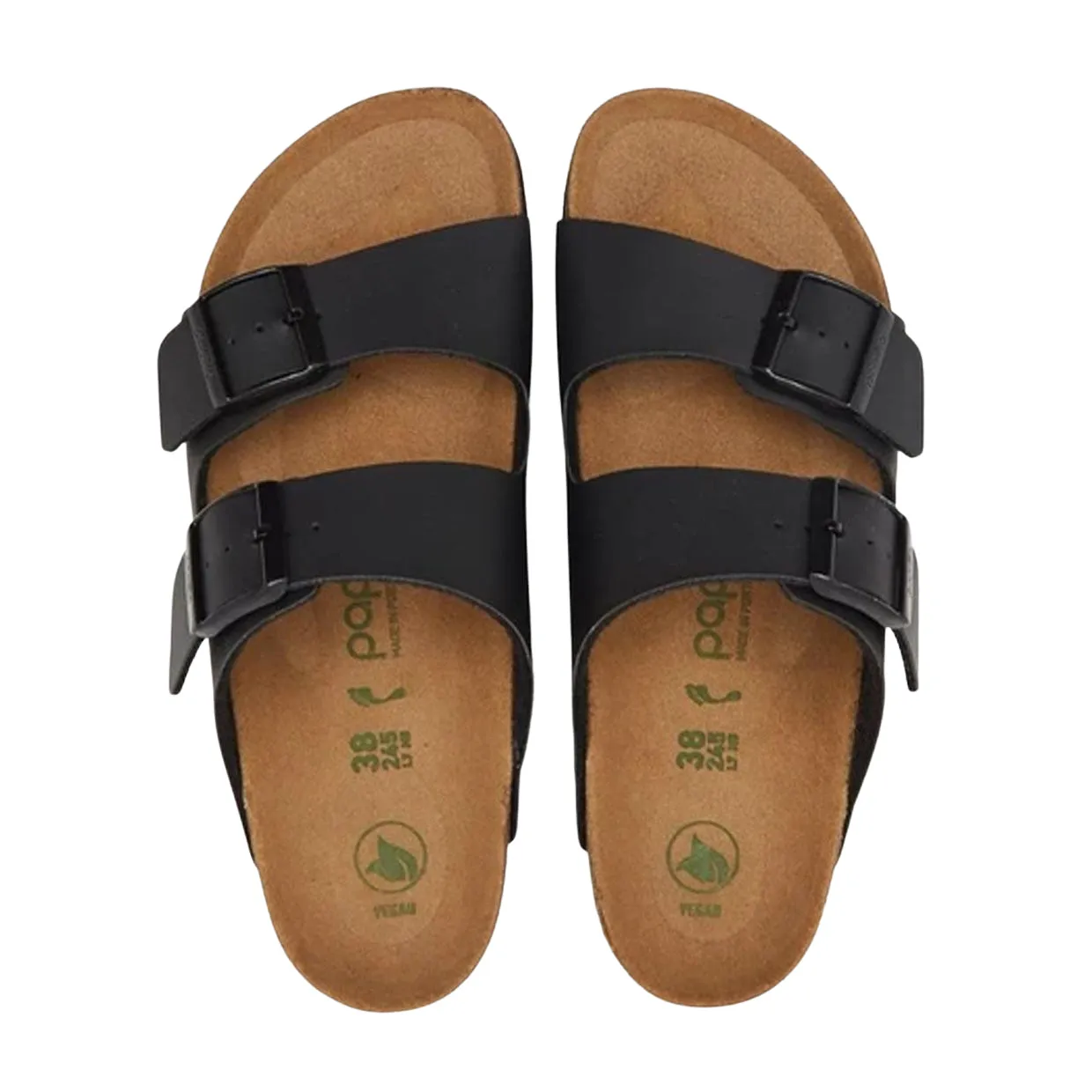 Sandali Birkenstock Arizona Platform Vegan Nero