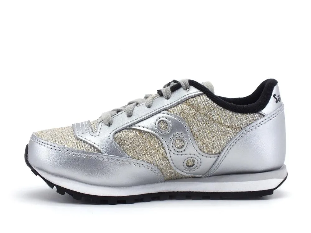 SAUCONY Jazz Original Kids Sneaker Bambina Silver Sparkle SK163334