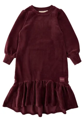 SGKayla Velvet Rib Dress - Tawny Port