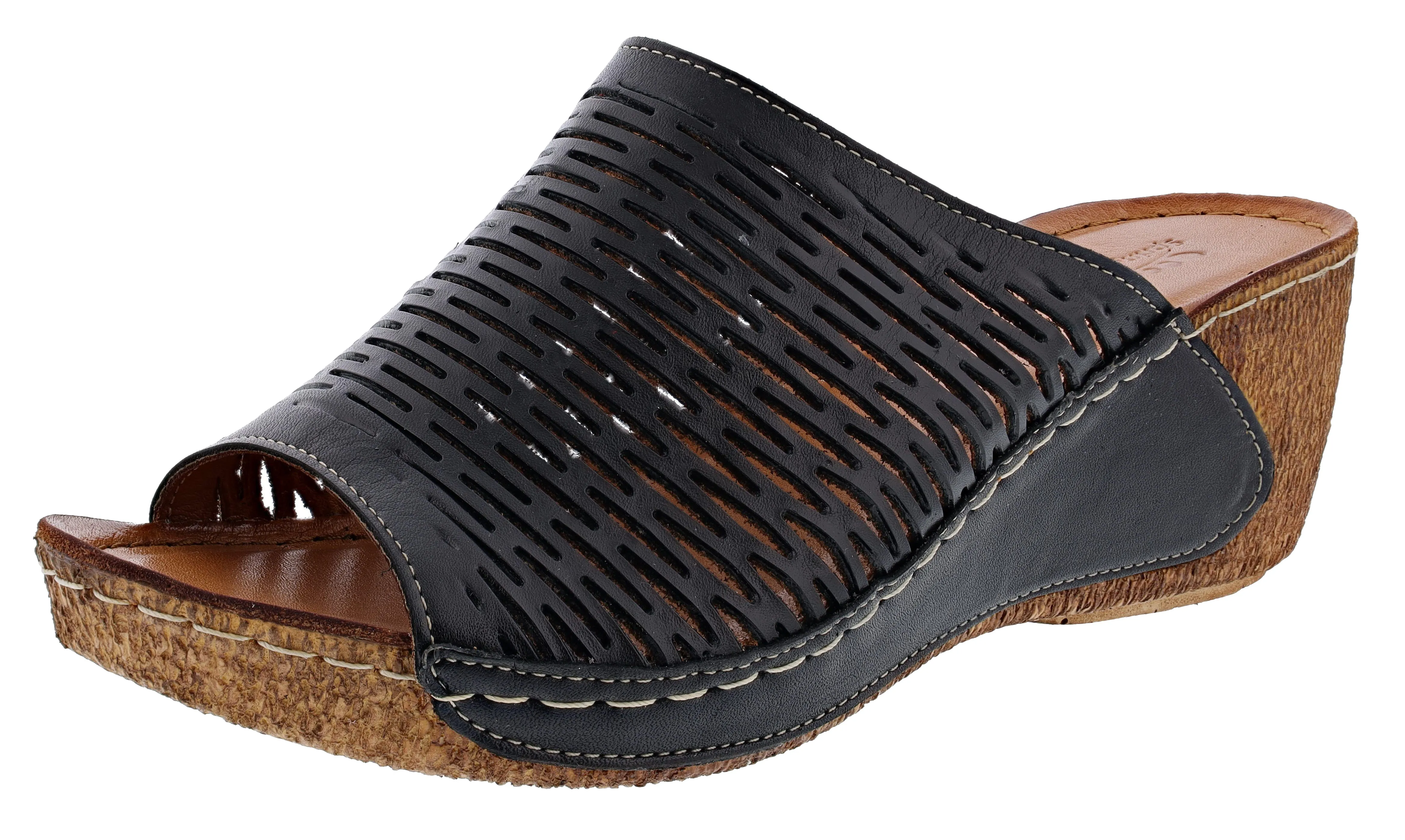 Spring Step Women's Cunacena Slide Wedge Sandal