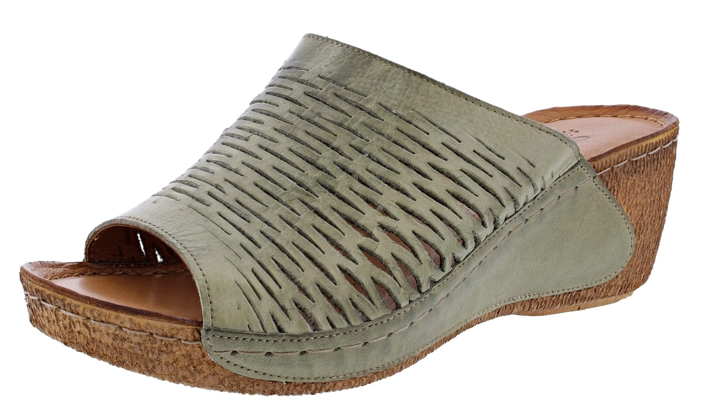 Spring Step Women's Cunacena Slide Wedge Sandal